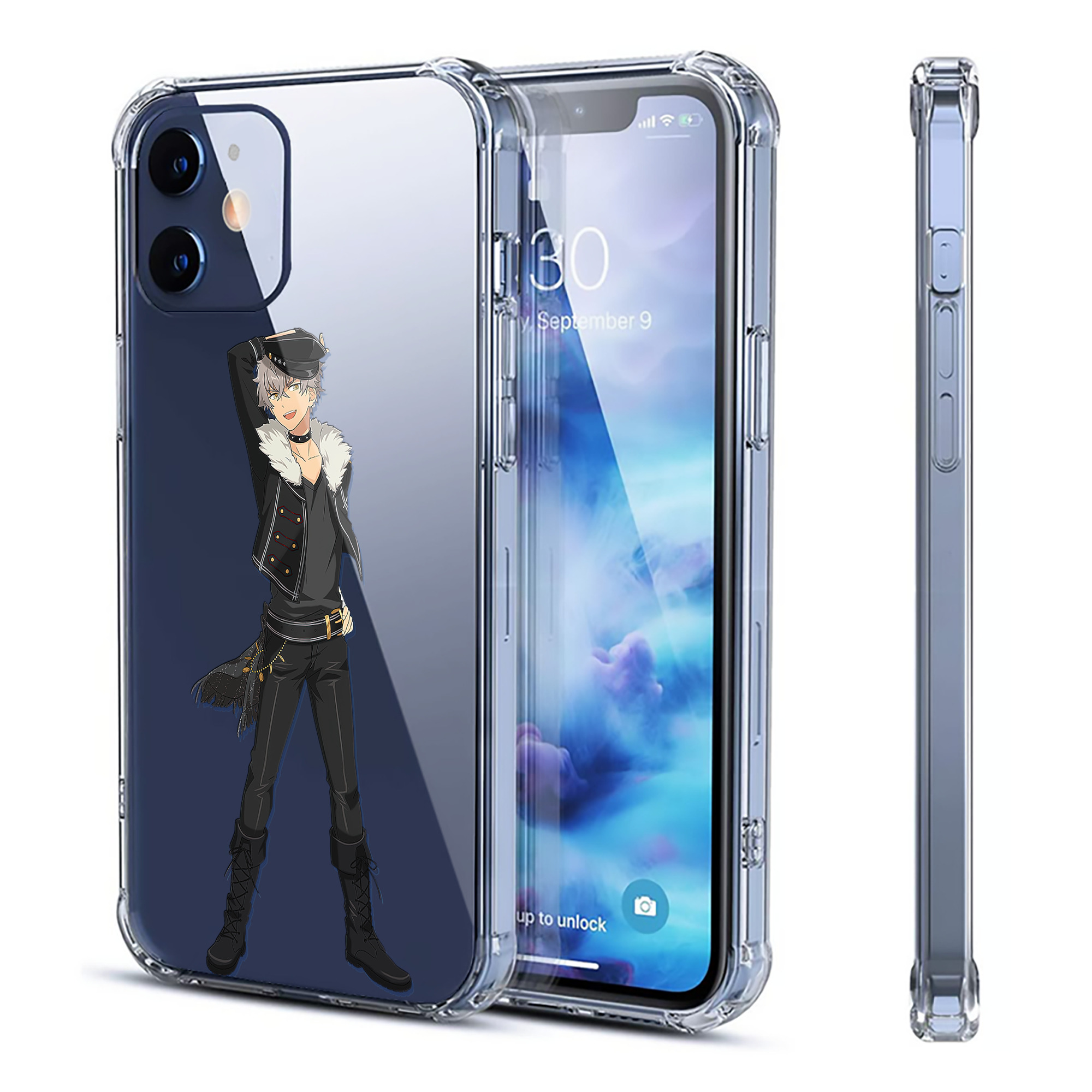 （画像用） あんさんぶるスターズ! Ensemble Stars 【iPhone 12シリーズ対応】透明スマホケース（クリアソフトケース）